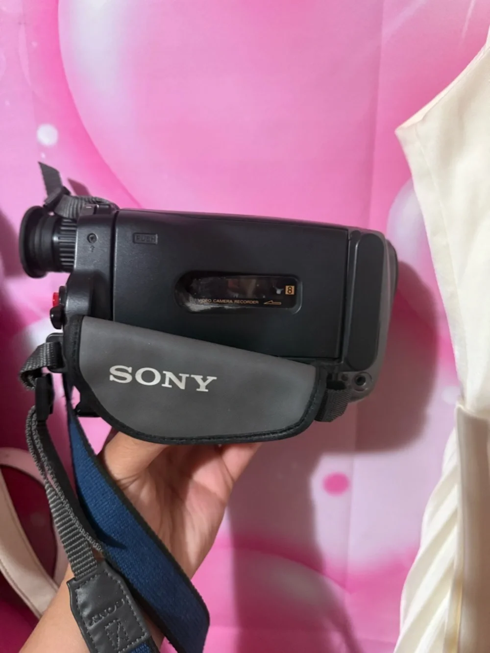 Sony Handycam Vision Camcorder - Dark Gray with Blue Strap
